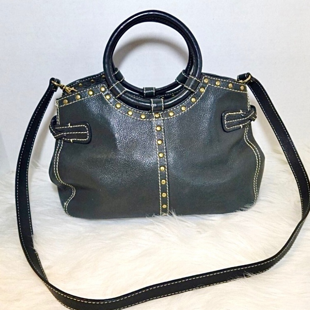 Fossil Black Satchel